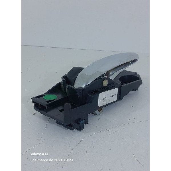 Macaneta Interna Porta Honda Hrv Traseira Esquerda 2015/2021 Prateado Traseira