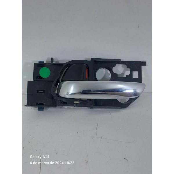 Macaneta Interna Porta Honda Hrv Traseira Esquerda 2015/2021 Prateado Traseira