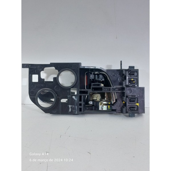 Macaneta Interna Porta Honda Hrv Traseira Esquerda 2015/2021 Prateado Traseira