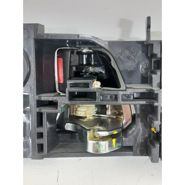 Macaneta Interna Porta Honda Hrv Traseira Esquerda 2015/2021 Prateado Traseira