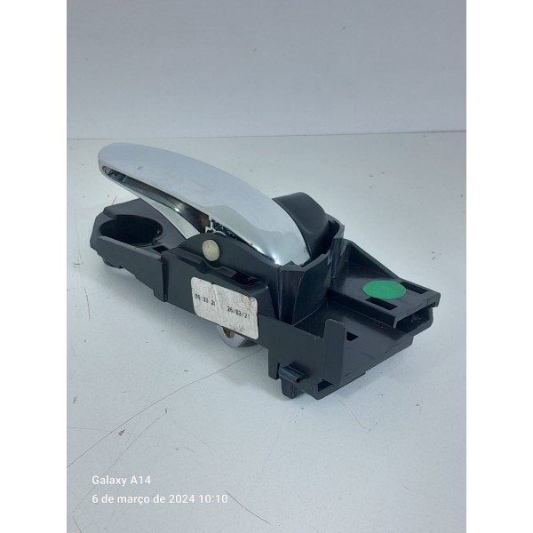 Macaneta Interna Porta Honda Hrv Dianteira Direita 2015/2021 Prateado Dianteira