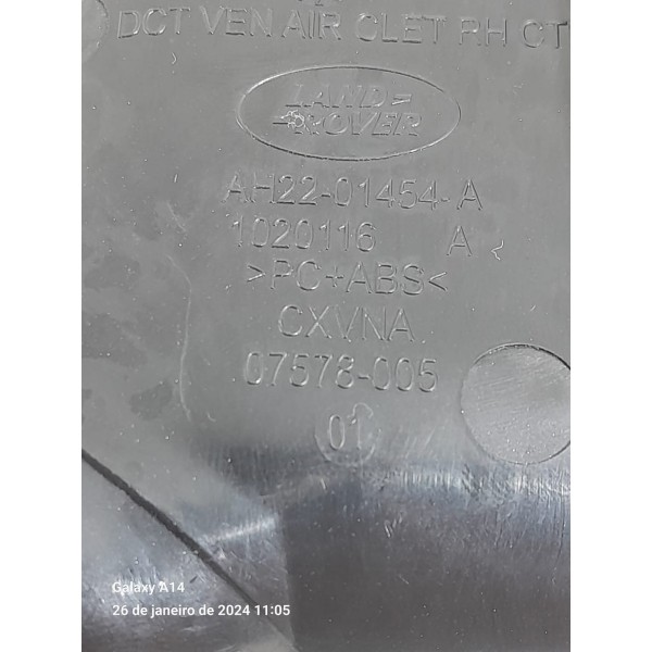 Difusor Ar Discovery 4 Central Direito Original Ah2201454a