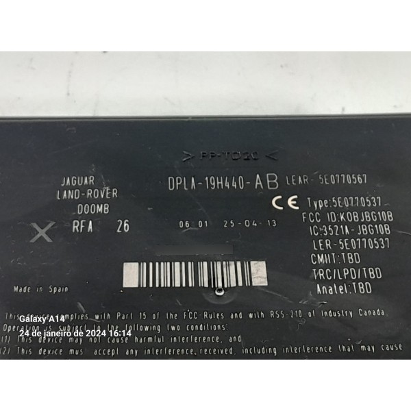 Modulo Conforto Discovery 4 2010/2015 Dpla19h440ab