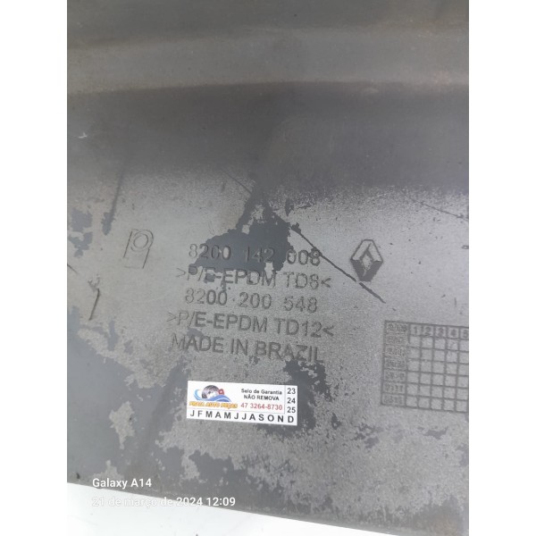 Aplique Parachoque Megane Grand Tour Traseiro 2010 A 2014