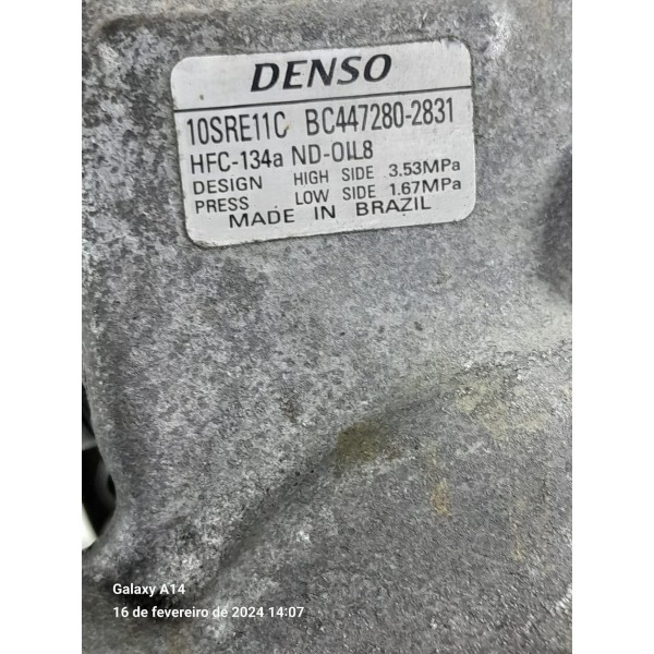 Compressor Ar Condicionado Honda Hrv 1.8 2015/2021 10sre11c