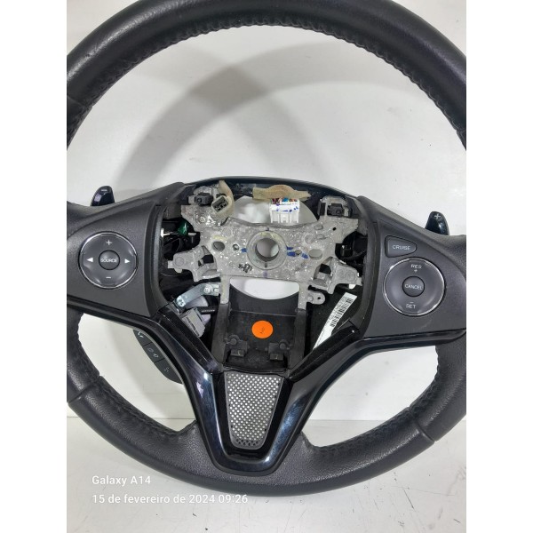 Volante Honda Hrv Padle Shift 2015/2021 Preto