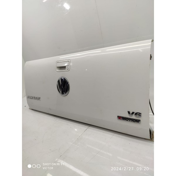 Tampa Traseira Amarok V6 2011/2023 Completa Branco