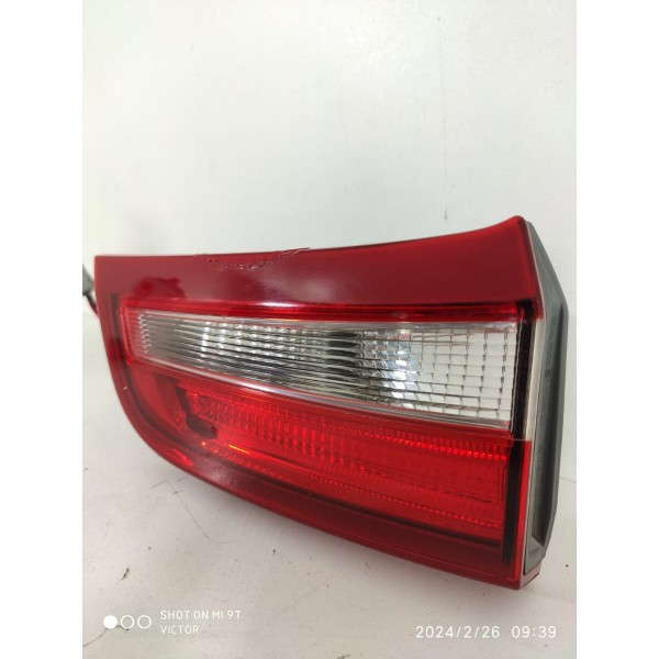 Lanterna Volvo S60 T5 Esquerda Tampa 2011/2018 Det 30796271 Esquerdo/motorista Vermelho