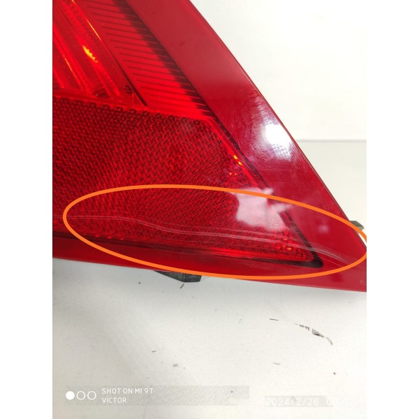 Lanterna Volvo S60 T5 Direita 2011/2018 Det 30796268 Direito/passageiro Vermelho