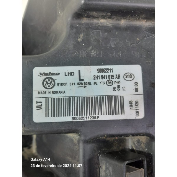 Farol Amarok Led Esquerdo 2017/2023 2h1941015ah Esquerdo/motorista