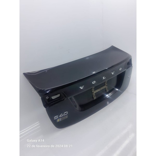 Tampa Traseira Volvo S60 T5 2011/2018 Lisa Preto