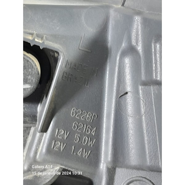 Lanterna Led Honda Hrv Esquerdo 2018/2021 2206228p Esquerdo/motorista Azul-celeste