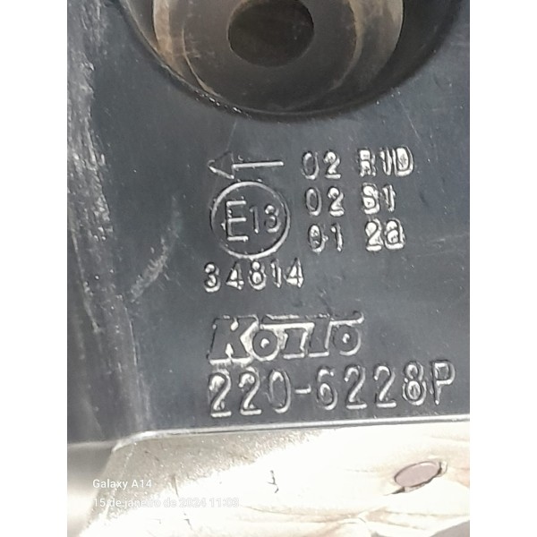 Lanterna Led Honda Hrv Esquerdo 2018/2021 2206228p Esquerdo/motorista Azul-celeste