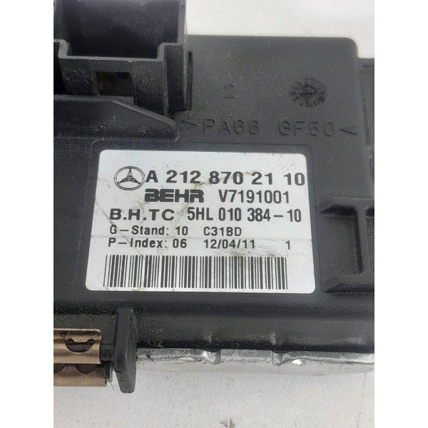 Modulo Resistencia Ar Mercedes C180 C200 08/2014 A2128702110