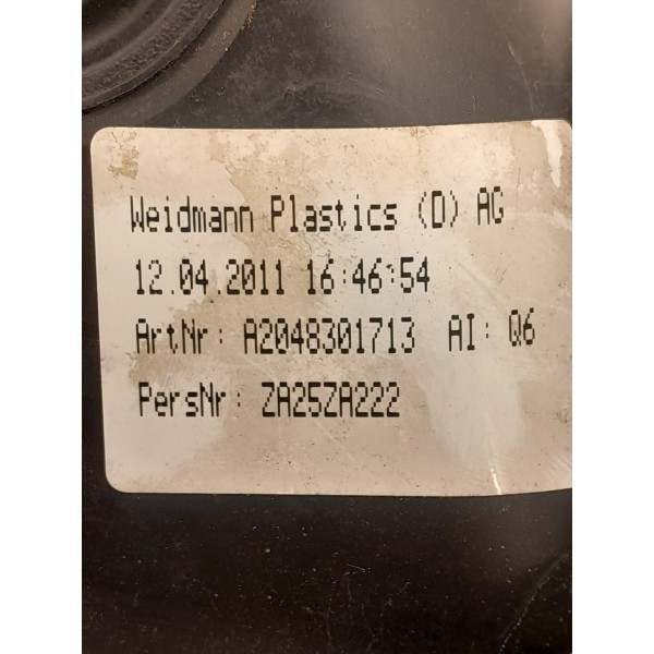 Grade Parabrisa Mercedes C180 C200 2008/2013 A2048301713 Preto Fosco