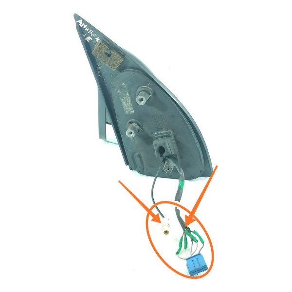Retrovisor Amarok Esquerdo Retratil 2010/2022 Orig Cromo Det