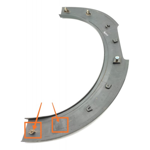 Moldura Lateral Cactus Traseira Esquer 2018/2024 98222040xt Preto