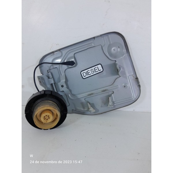 Portinhola Tanque Combustivel Pajero Full 2006/2018 Orig Prateado 2009