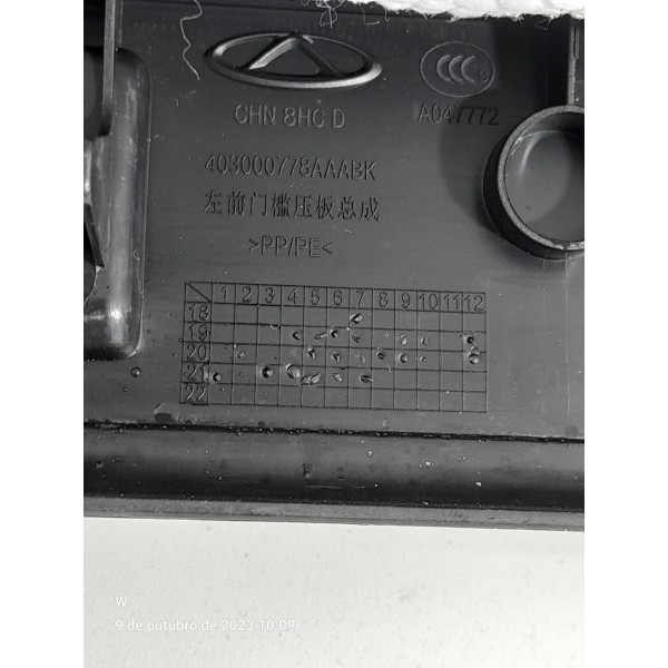 Soleira Porta Tiggo 8 Dianteira Esq Led 2019/24 403000778aaa