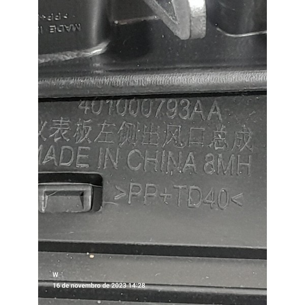 Difusor Ar Esquerdo Chery Tiggo 8 Led 2019/2023 401000793aa