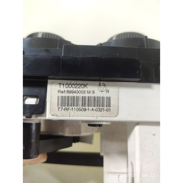 Comando Ar Condicionado Peugeot 408 2010/2017 T1000220k