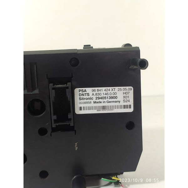 Comando Ar Condicionado Peugeot 206 207 2007 2011 96841424xt