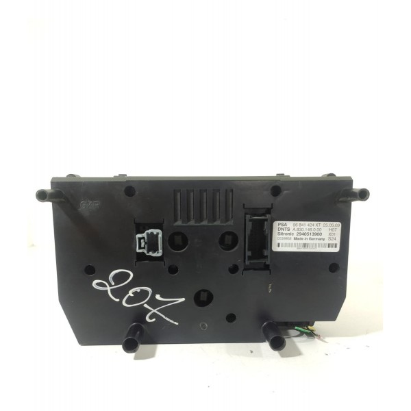 Comando Ar Condicionado Peugeot 206 207 2007 2011 96841424xt