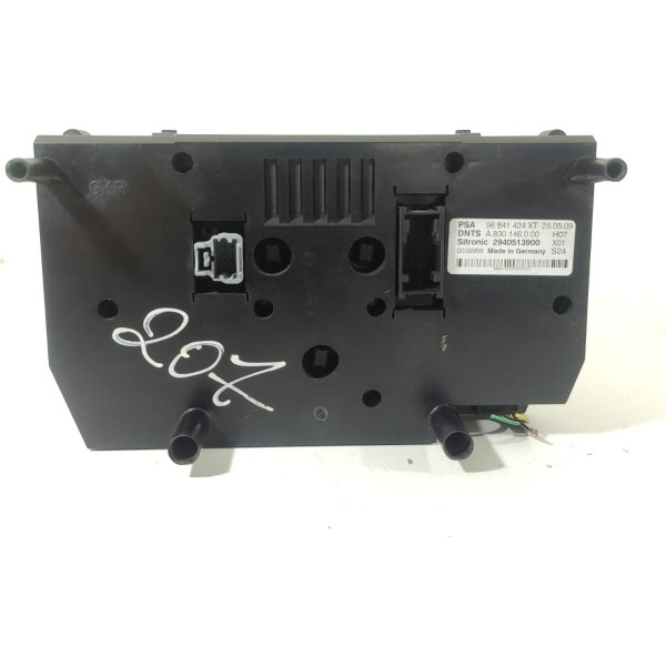 Comando Ar Condicionado Peugeot 206 207 2007 2011 96841424xt