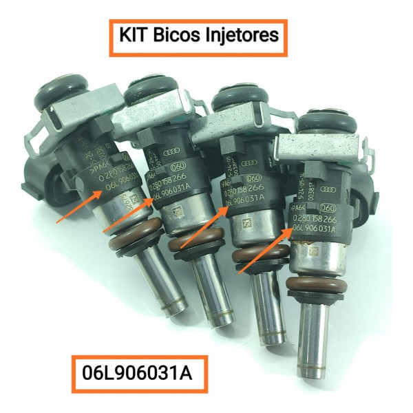 Jogo Bicos Audi A4 A5 A6 Q5 2011/2019 06l906031a