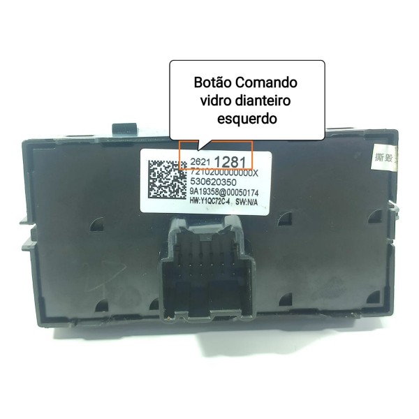 Comando Vidro Onix Dianteiro Esq 2020/2024 26211281 /39421