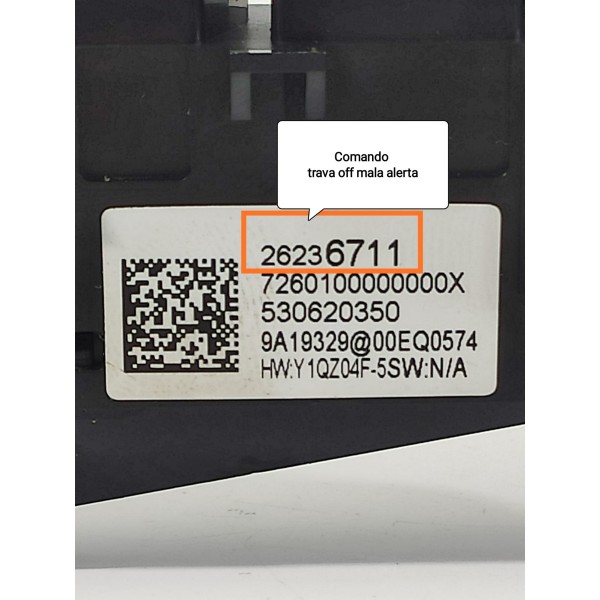 Conjunto Botao Painel Onix 2020/2024 26236711