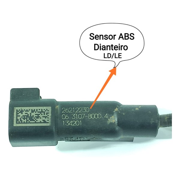 Sensor Rotacao Abs Onix Tracker Dianteiro 2020/2024 26254249