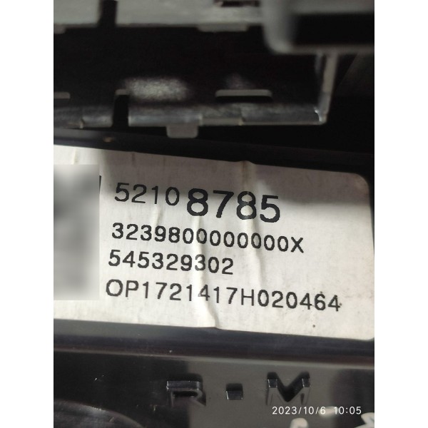 Comando Ar Condicionado Onix Prisma 2015/2019 52108785