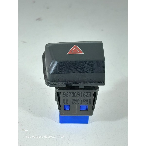 Botao Alerta Peugeot 2008 2016 2021 2024 9675091620