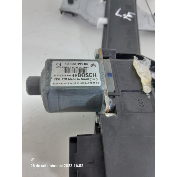 Maquina Vidro Peugeot 2008 Dianteira Es 2018/2024 9828819180