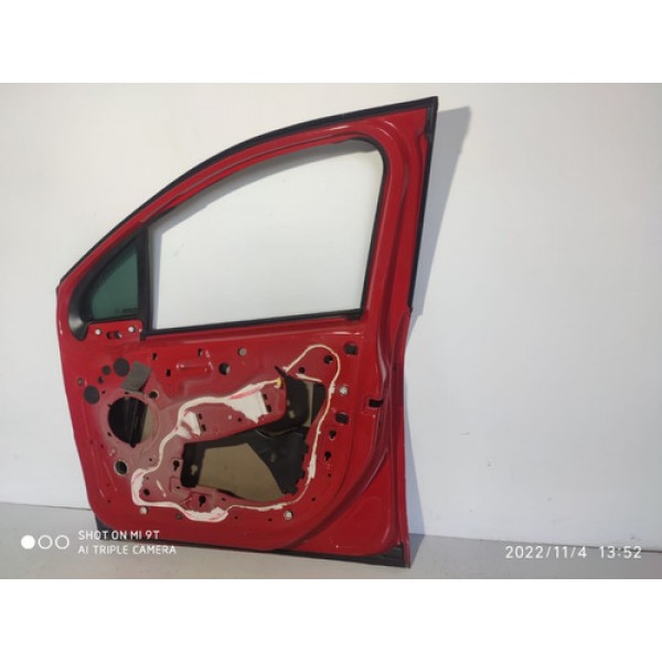 Porta Peugeot 208 Dianteir Direita 2014 2015 2016 2017 2018 Vermelha