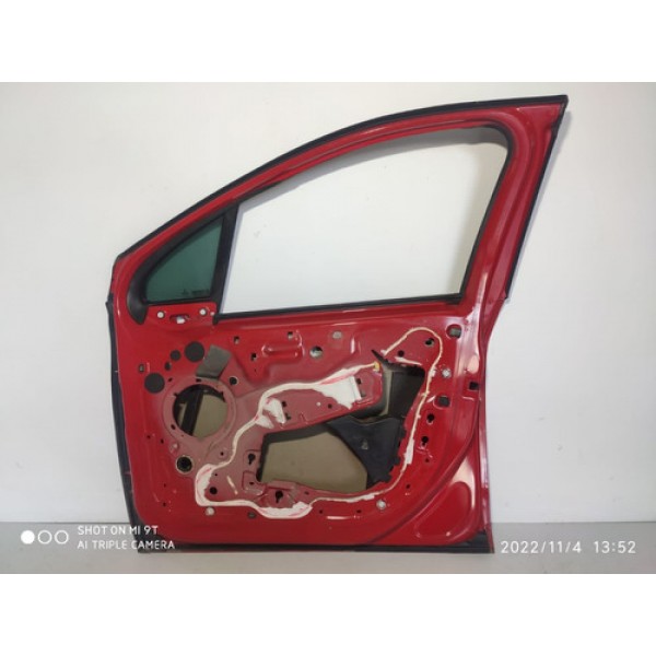 Porta Peugeot 208 Dianteir Direita 2014 2015 2016 2017 2018 Vermelha