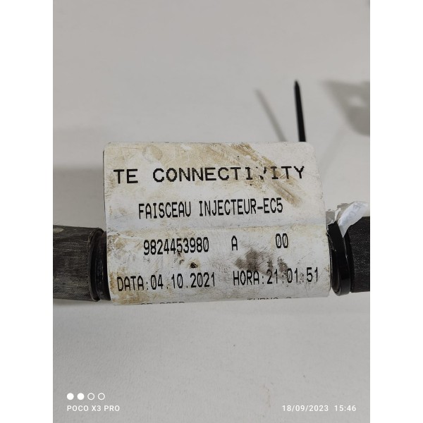 Chicote Bico Injetor Peugeot 208 2020/2024 9824453980