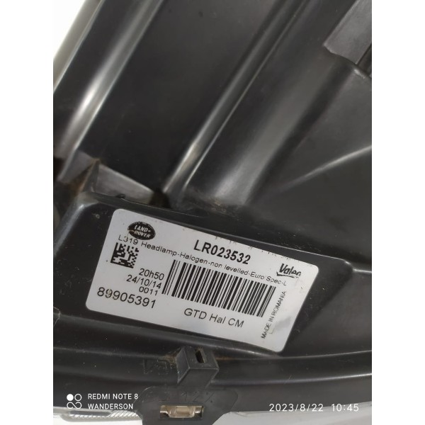 Farol Discovery 4 Esquerdo Led 2011/2015 Completo Lr023532