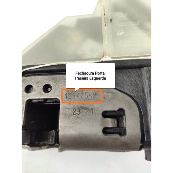 Fechadura Porta Cactus Traseira Esquerda 2017/2019 16943667