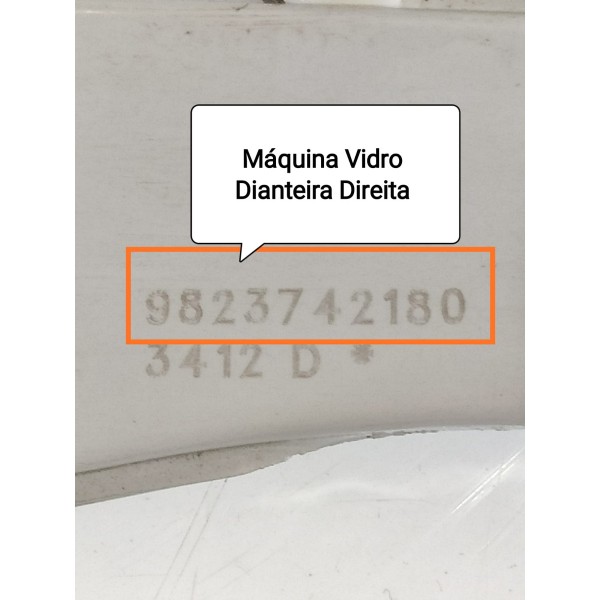 Maquina Vidro Cactus Dianteira Direita 2017/2024 9823742180