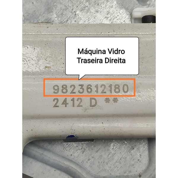 Maquina Vidro Cactus Traseira Direita 2017/2024 8823612180