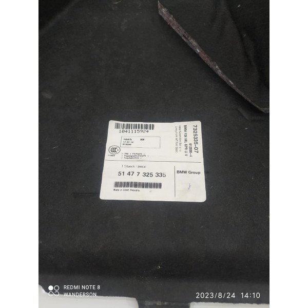 Acabamento Porta Mala Bmw 328gt 320gt Esquerdo 51477325335 Bege