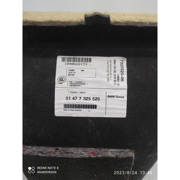 Acabamento Porta Mala Bmw 320gt 328gt Direito 51477325520