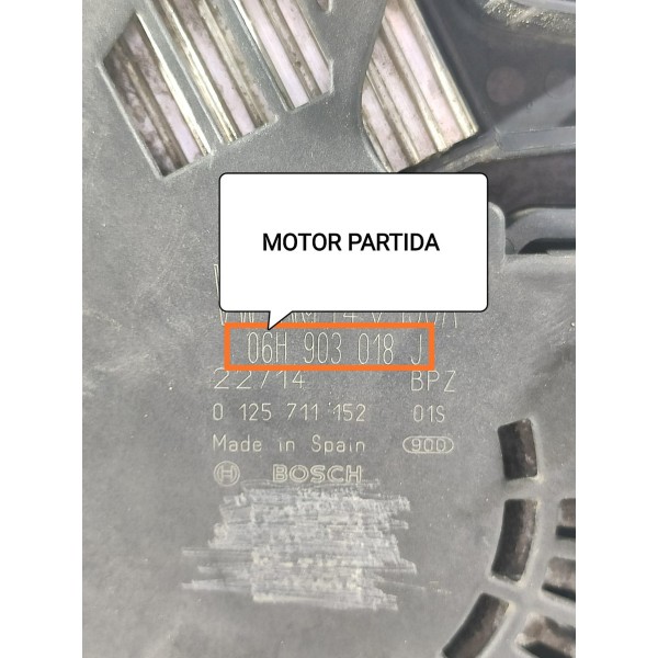 Alternador Audi A4 A5 Q5 2012/2017 06h903018j
