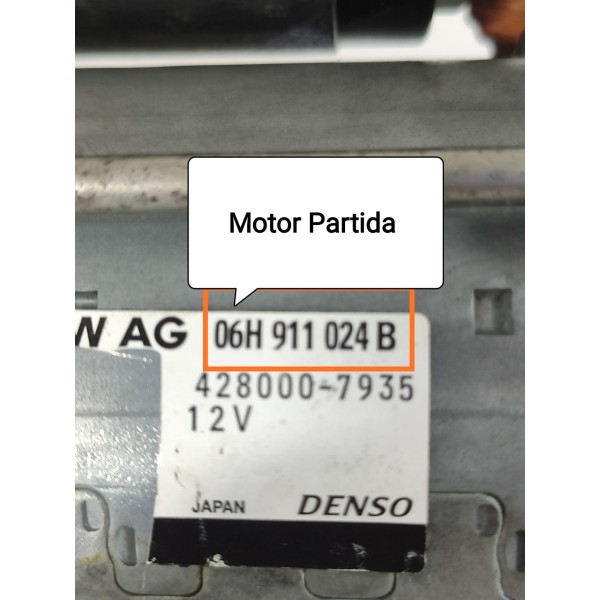 Motor Arranque Partida Audi Q5 A6 2012/2017 06h911024b