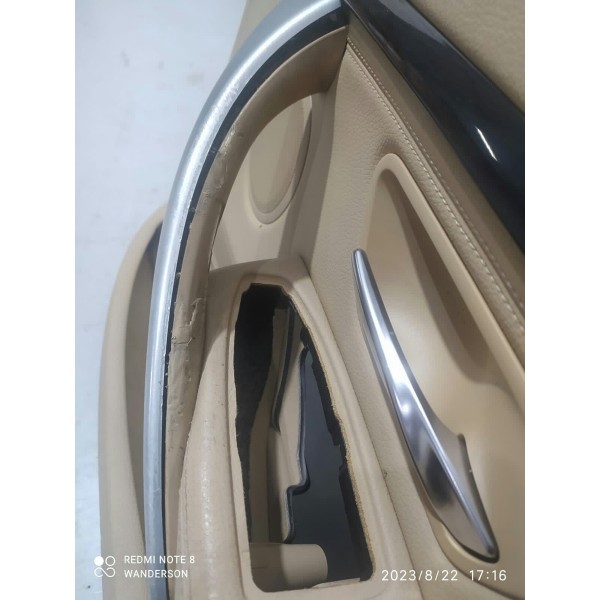 Forro Porta Bmw 320 328 Gt Dianteiro Direito 2013 2014 2018 Caramelo