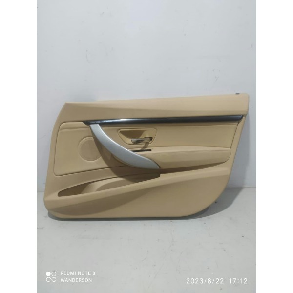 Forro Porta Bmw 320 328 Gt Dianteiro Direito 2013 2014 2018 Caramelo
