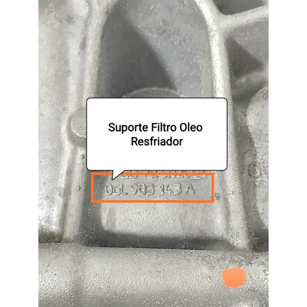Suporte Filtro Oleo A3 A4 A6 Q5 2012/2016 06l903143a