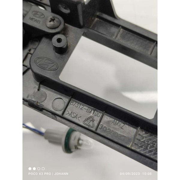 Moldura Luz Placa Hyundai Creta 2022 2023/2024 87312bx1000